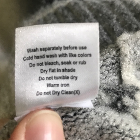 MINNE Grey Cream Ombré Turtleneck Sweater - Picture 8 of 10